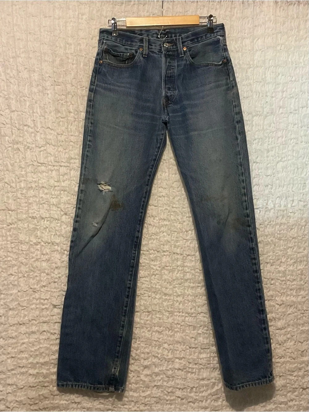 Levi’s 501 XX Vintage Men’s Jeans 32x36 Distressed Made in USA Style Blue